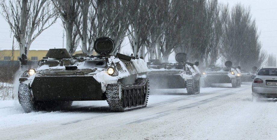 Российские войска попытаються захватить Донбасс