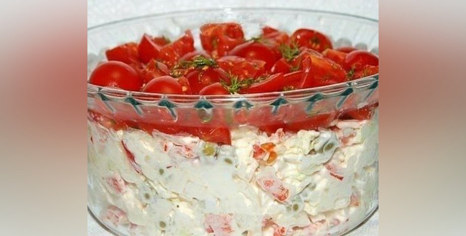 салат красная шапочка