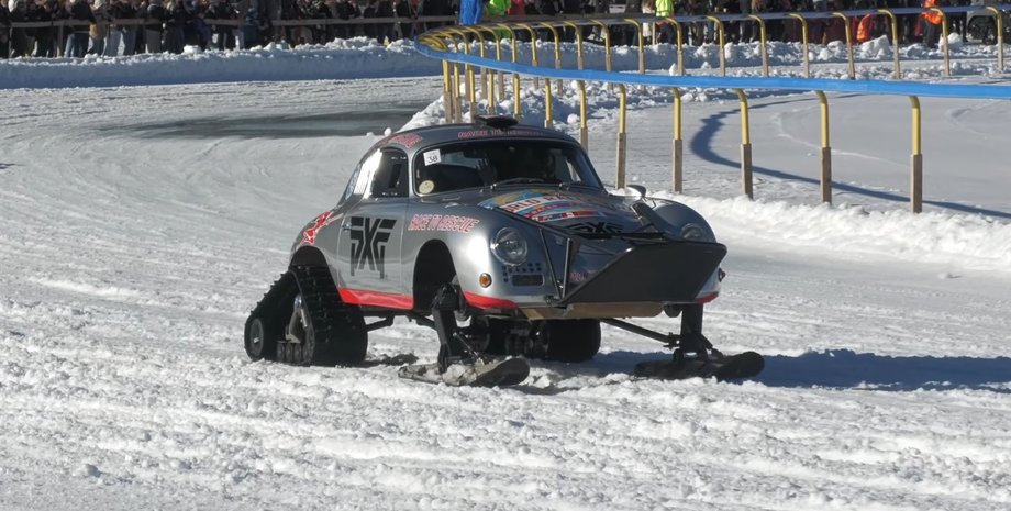 Porsche, Porsche 356, Снегоход, Тюнинг, Авто, Автомобили, Раритетные авто, Спорткары, Видео, Фото, Модификации