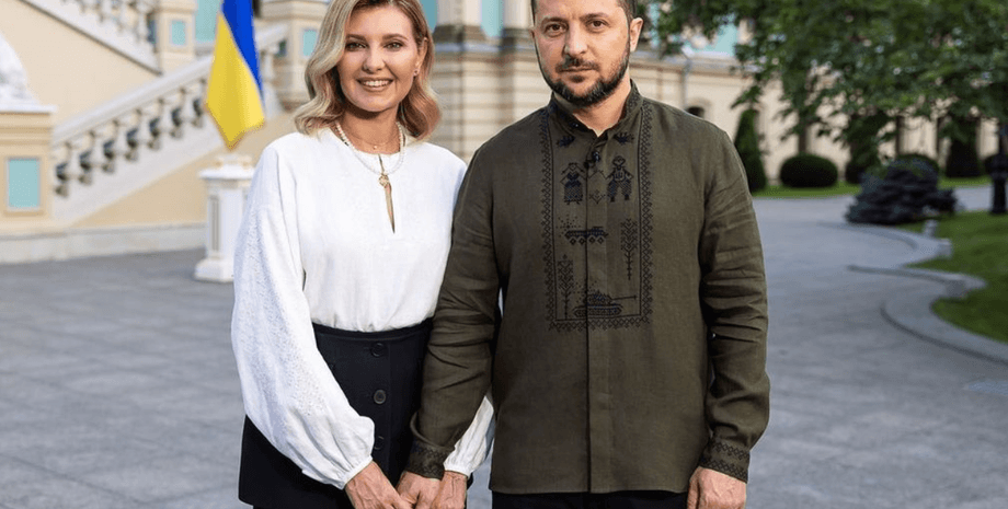 Владимир и Елена Зеленские