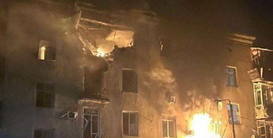 "Шахед" попал в жилой дом Краматорска