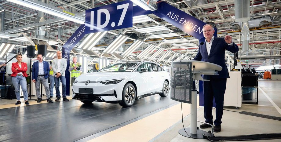 Электромобиль фолькваген, Volkswagen ID.7, новый Volkswagen ID.7, Volkswagen ID.7 2024, электромобиль Volkswagen ID