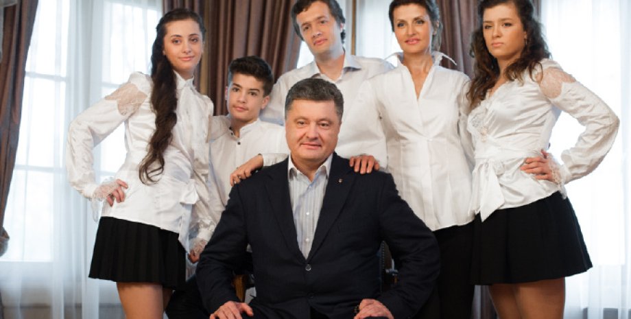 Петр Порошенко с семьей