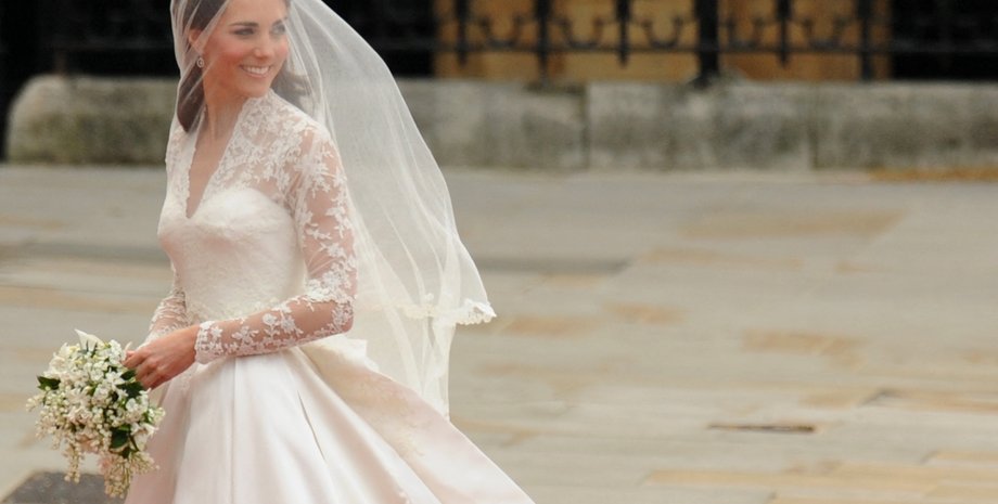 весілля кейт міддлтон, весільна сукня кейт міддлтон