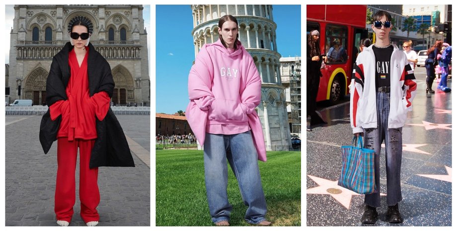 Balenciaga, осенняя коллекция, показ