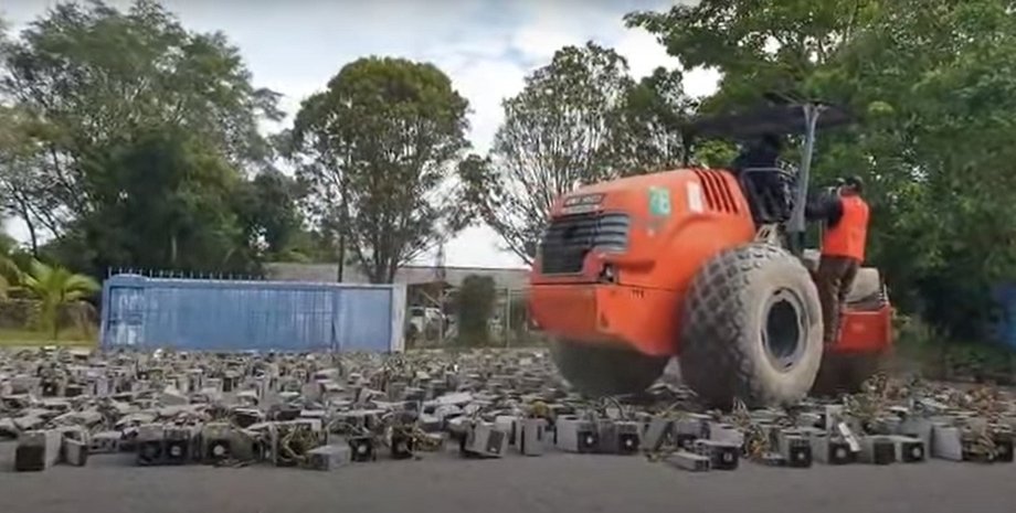 Біткоіни, каток