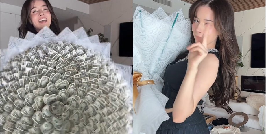 Стримерша, Pokimane, букет из денег, букет из долларов, доллары, инфлюенсер, звезда соцсетей, отмена знаменитости, попала в скандал