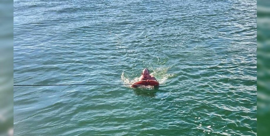 Украинец в море