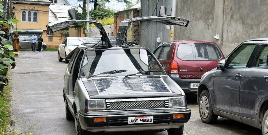 DeLorean, Индия, Электрокар, Электромобиль, Видео, Энтузиаст, Солнечные панели, Авто, Автомобили