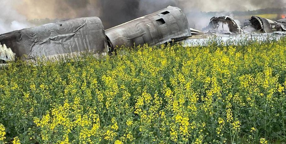 війна рф проти україни, війна в україні, падіння літака, авіакатастрова ту-22 рф