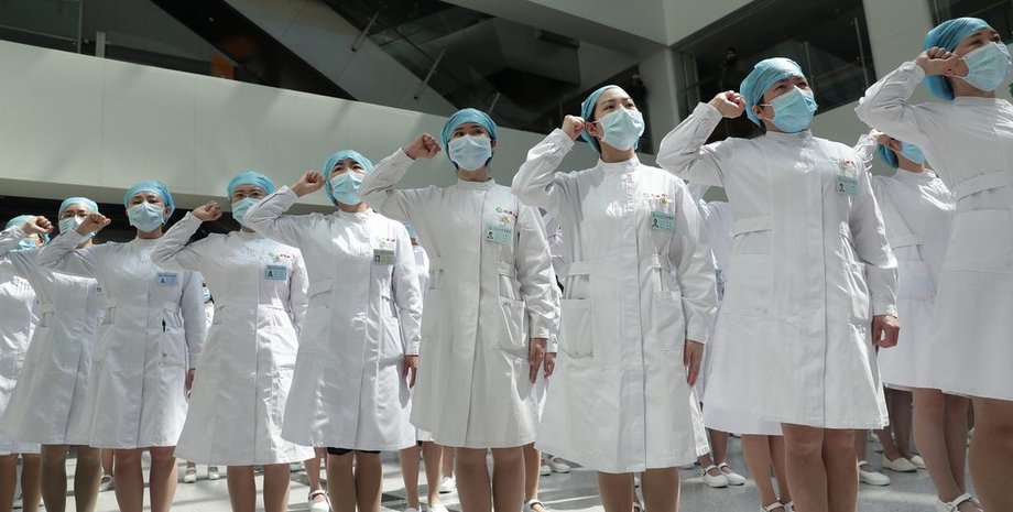 коронавирус, китай, новые заболевшие, фото, врачи