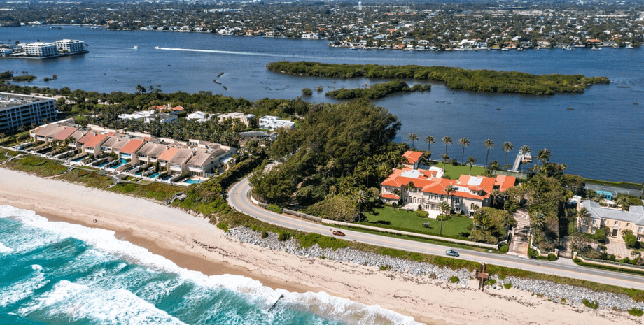 Земельный участок, улица миллиардеров, недвижимость, дорогая недвижимость, дорогой участок, дом рядом с океаном, дом у озера