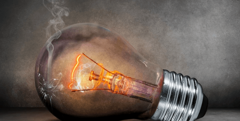 Електрика, лампочка, світло, відключення електрики