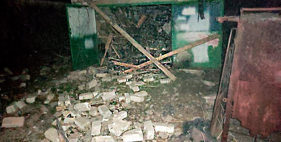 обстрел трехизбенки