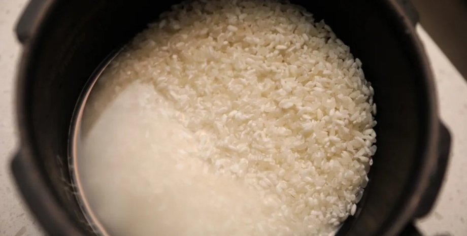 рис, промывать рис, приготовление риса