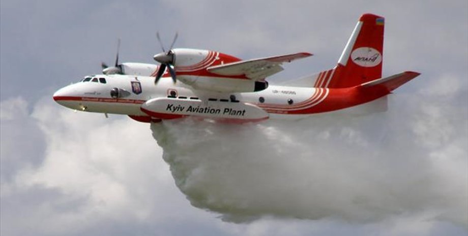 ан-32п, пожарный самолет, фото