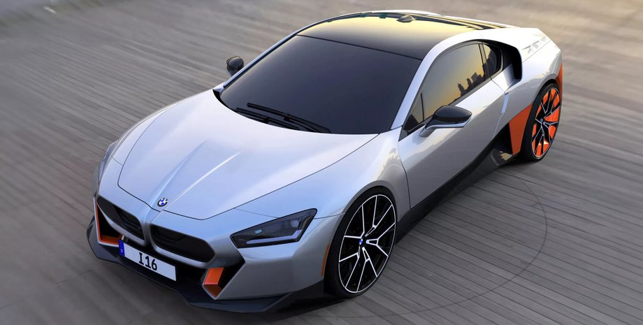 суперкар BMW i16, суперкар BMW, BMW i16, BMW i8