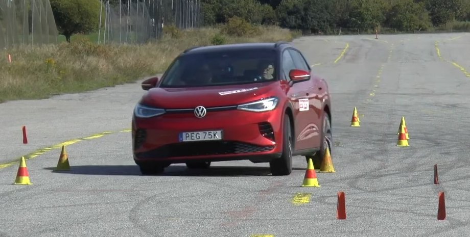 Volkswagen, Volkswagen ID.4, Volkswagen ID.4 GTX, Авто, Автомобили, Кроссовер, Электромобили, Лосиный тест