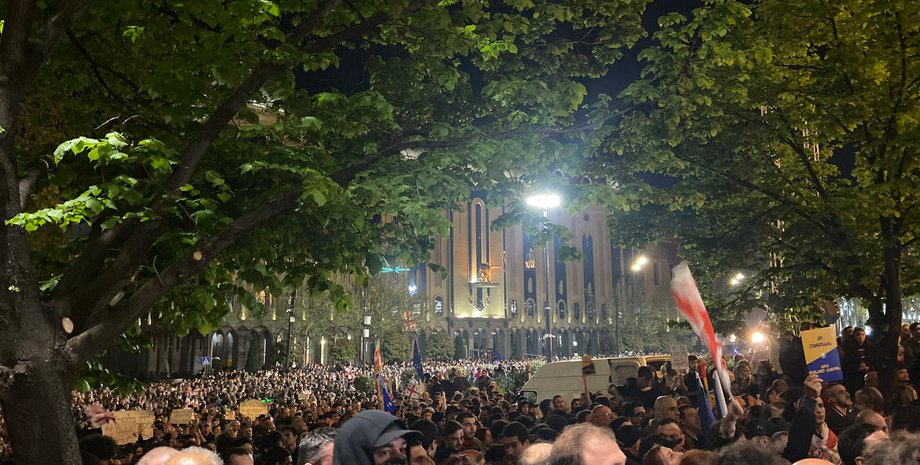 Грузия, протесты, митинг, закон об иноагентах, бунт, массовые протесты, полиция