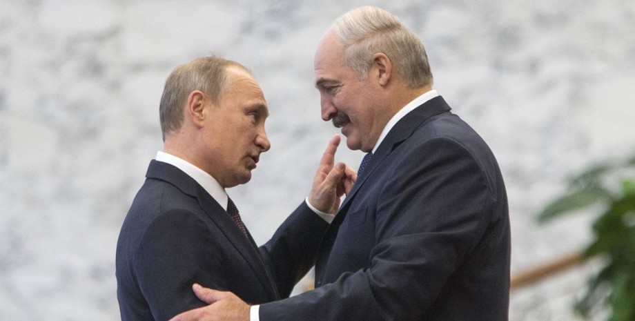 Президент Білорусі Лукашенко, президент РФ Путін