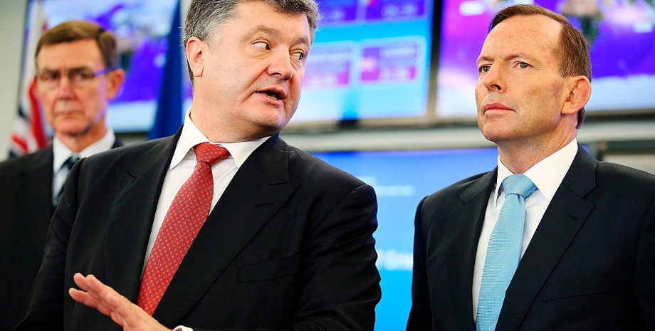Петр Порошенко, Тони Эбботт / Фото: vg-saveliev.livejournal.com