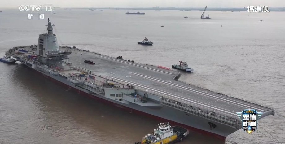 Type 003 Fujian, китайский авианосец, флот вмс наок, авианосец китай,