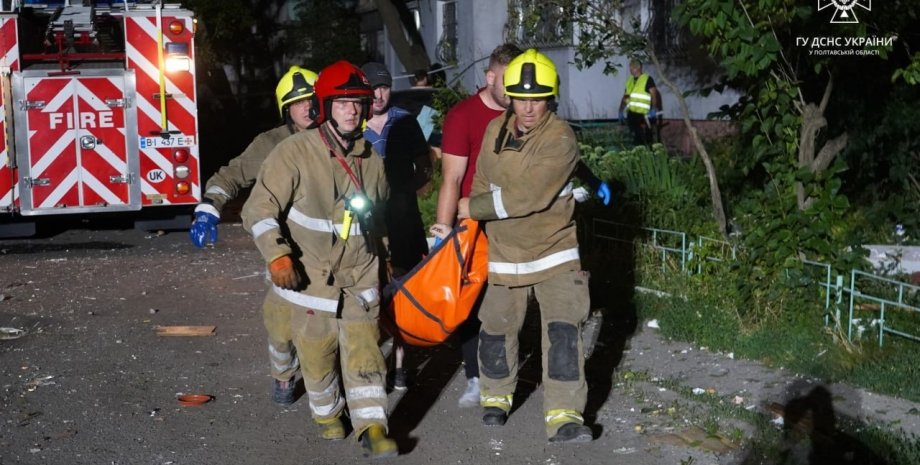 Полтава, вибух, вибух газу, вибух газу в Полтві, поранені від вибуху в Полтаві