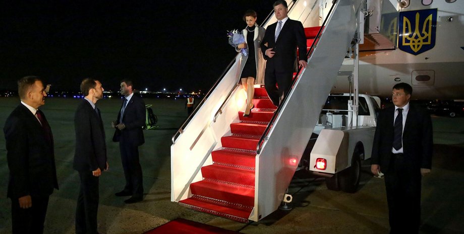 Петр Порошенко с супругой Мариной в США / Фото пресс-службы президента