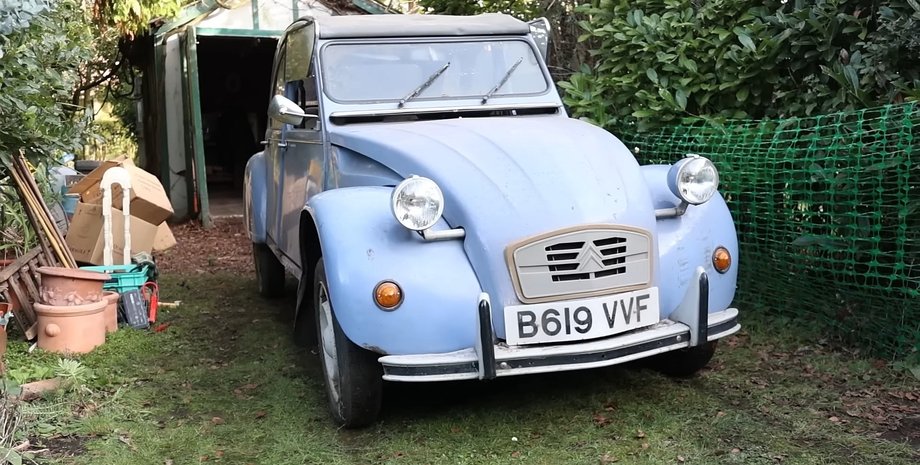 Citroen 2CV, Citroen 2CV 1985, двигатель Citroen 2CV, капсула времени