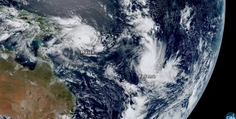 циклони Майла і Ваяну Майла і Ваяну циклон