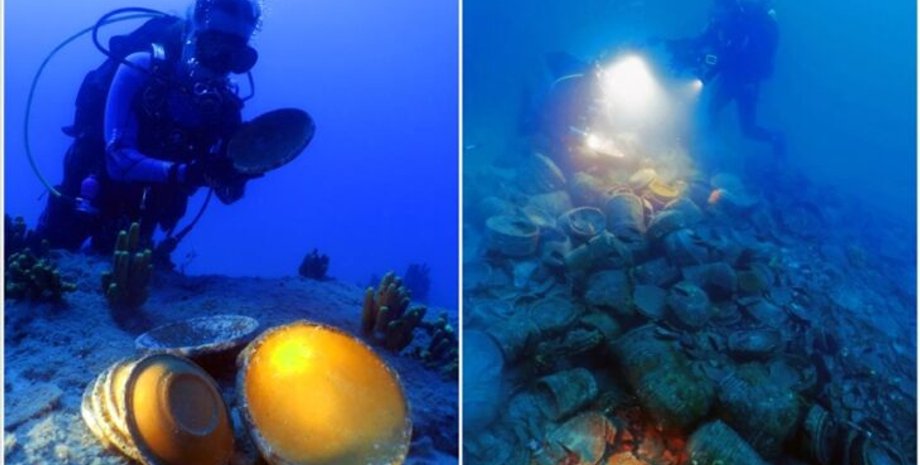 археологи, археология, находка, корабль, керамика, груз, Турция, кораблекрушение, Айвалык, исследования, море, торговля, культура, судно