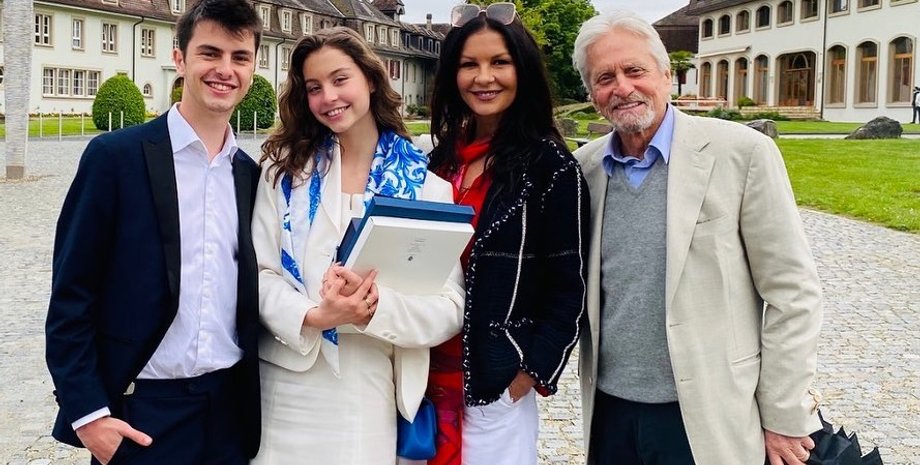 дети майкла дугласа, актер, майкл дуглас, кэтрин зета-джонс