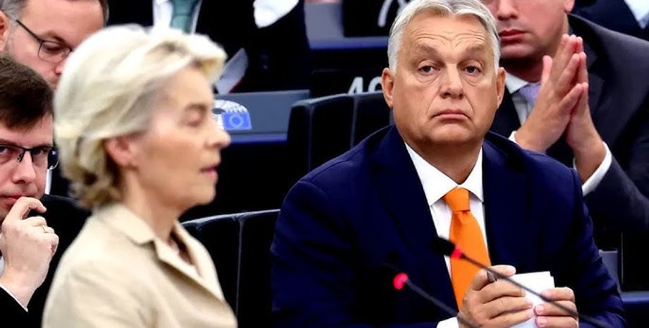 Глава Европейской комиссии, Урсула фон дер Ляен, премьер-министр Венгрии, Виктор Орбан, дебаты, Европарламент