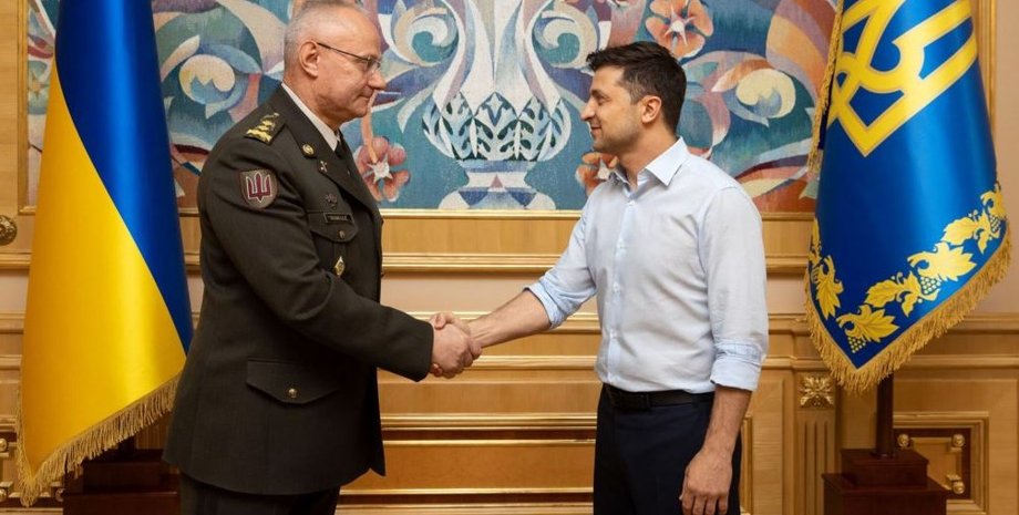 Руслан Хомчак и Владимир Зеленский / Фото: president.gov.ua