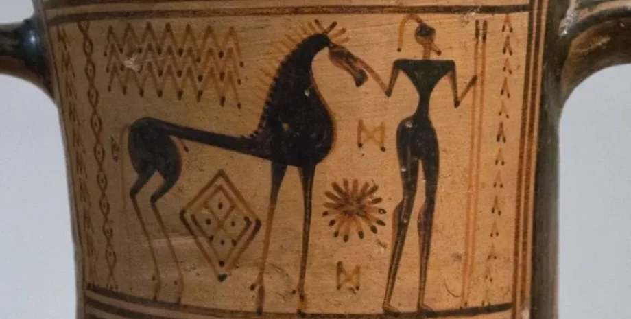 ваза, амфора, Дипилон, история, женщина, гончарство, исследования, история, люди, Греция, железный век, общество, эпоха, ткачество, искусство