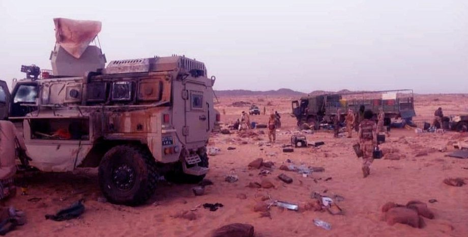 разбитая техника ЧВК Вагнер