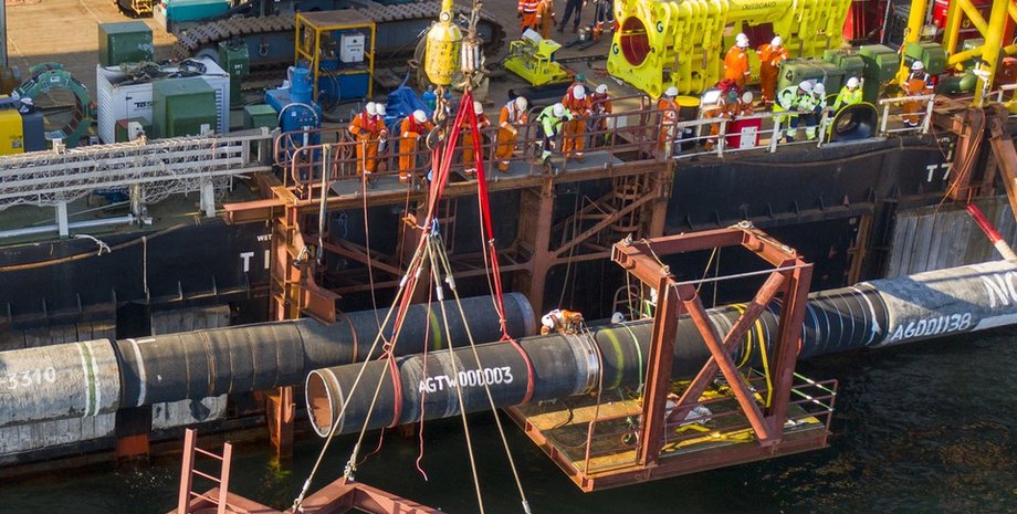 газопровод, северный поток - 2, фото