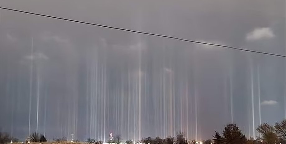 световые столбы