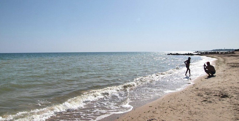 Приморский Посад, пляж