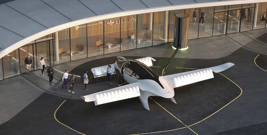 Lilium eVTOL, электросамолет