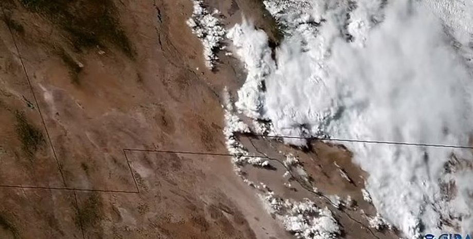 пылевая буря, облако пыли, волна пыли