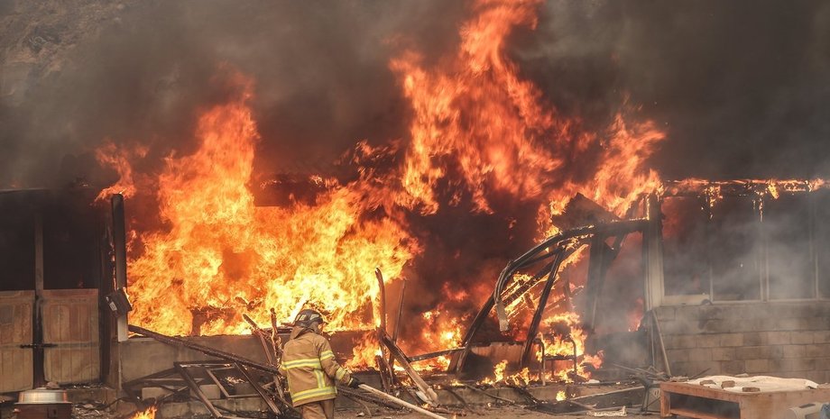 южная корея, лесные пожары, южная корея пожары