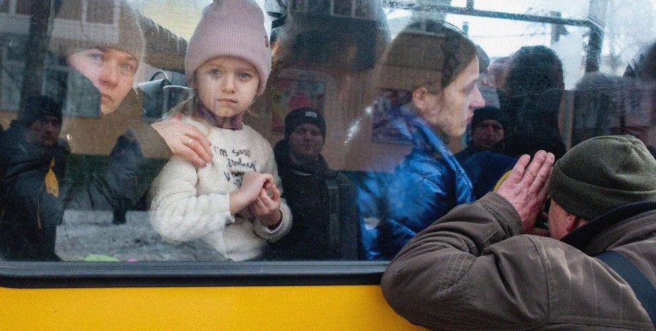 эвакуация, украинцы, оккупированные территории, выезд, крым, донецкая область