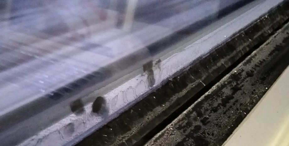 иней на окне