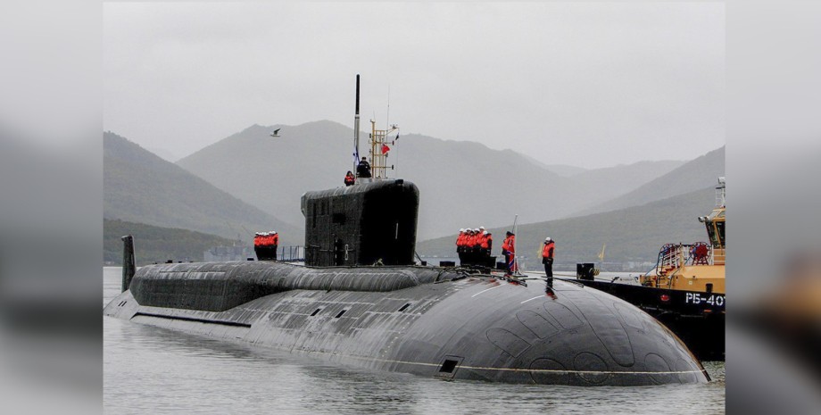 Підводний човен ЗС РФ, субмарина РФ, човен проєкт 955 Борей, ЧФ РФ субмарина РФ підводний човен