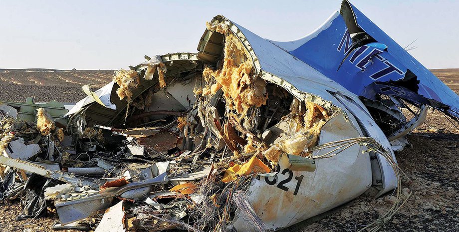 Разбившийся российский самолет / Фото: newscientist.com