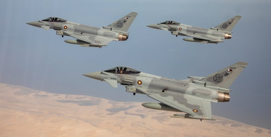 Eurofighter Typhoon, британські ВПС, королівські ВПС, винищувачі, ескадрилья
