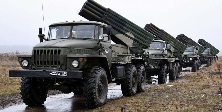 РСЗО Град, град рсзо, град рф, град оружие, град боеприпасы