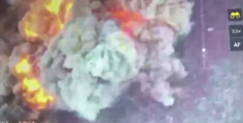 Взрыв, уничтожение "Солнцепек"