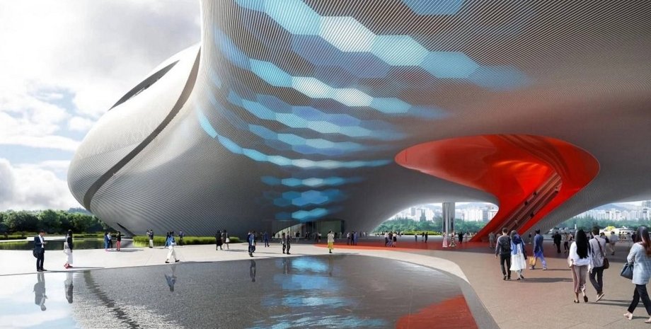 Візуалізація Великого театру Ічан у Китаї від Open Architecture